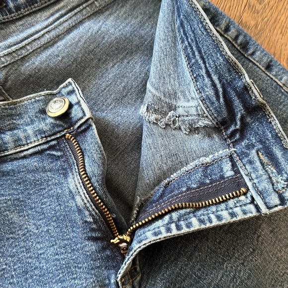 Vintage Y2K crochet corset flare jeans low waisted Paris Hilton 90s EUC Denim - Picture 10 of 16